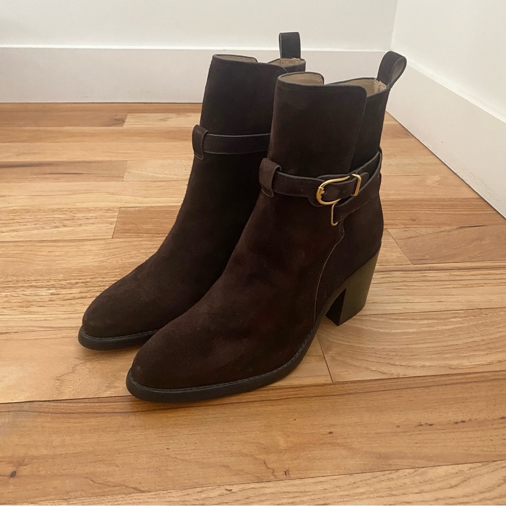 Veronica Beard Brown Heeled Boots